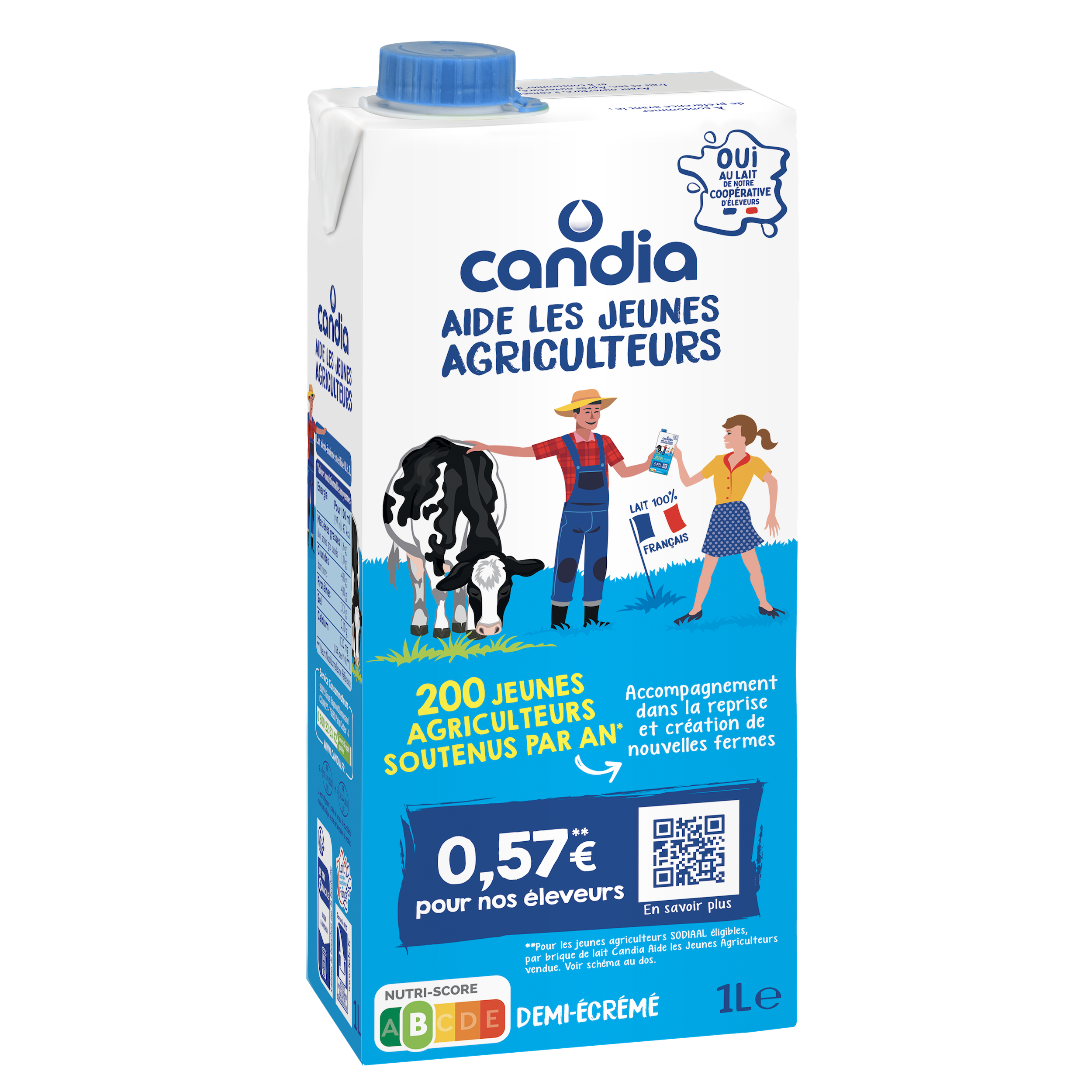 Brique Candia aide les jeunes agriculteurs