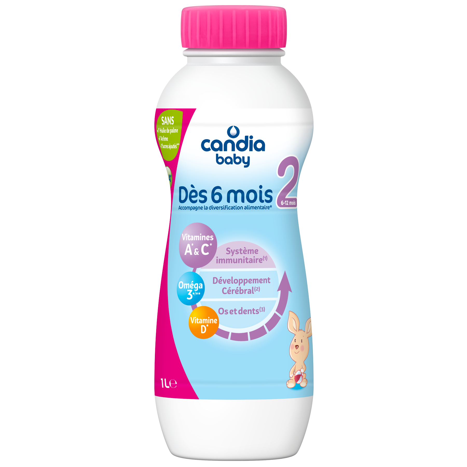 CANDIA BABY Lait 2e âge 6x1L