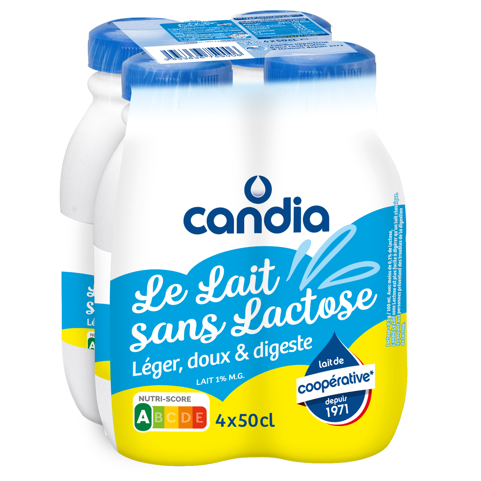 Lait 2% sans lactose 4 L - Lait