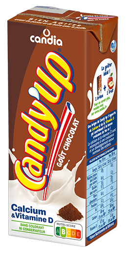 Candy'Up Goût Chocolat Allégé En Sucres — Candia