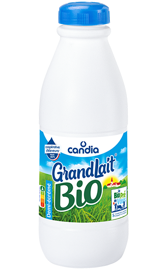 GrandLait Bio demi-écrémé — Candia