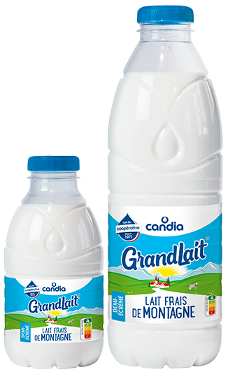 GrandLait Frais de Montagne demi-écrémé — Candia