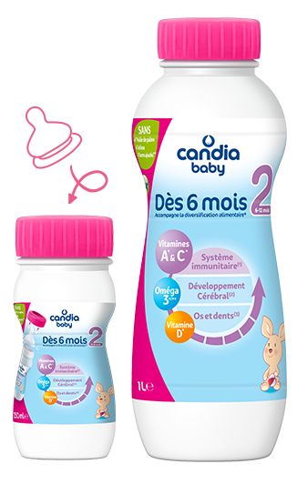 Lait infantile 2ème âge dès 6 mois — Candia Baby