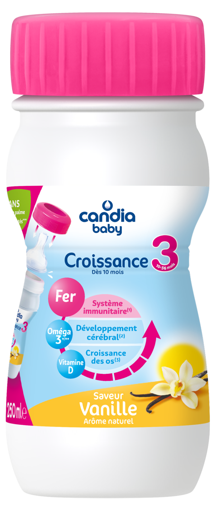 Candia Baby Croissance 3 Dès 10 mois Vanille — Candia