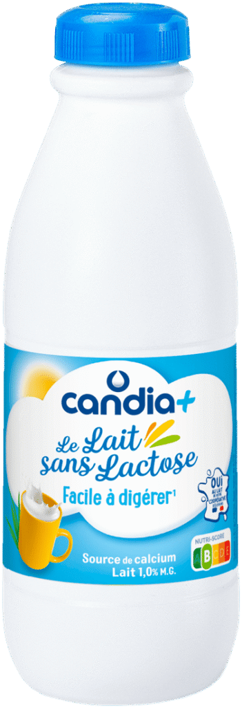 CANDIA+ Le lait sans lactose 1 L