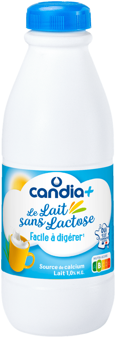 CANDIA+ Le lait sans lactose 1 L